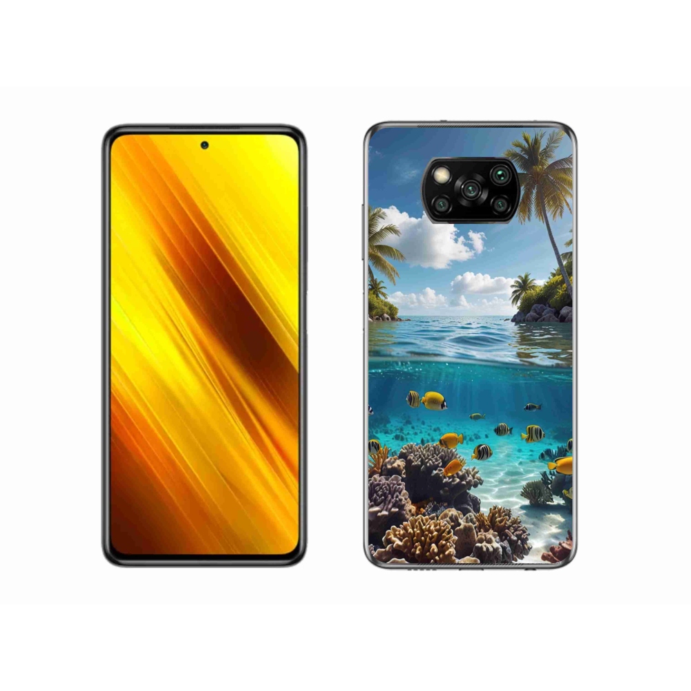 Gél borítás mmCase a Xiaomi Poco X3 Pro számára - Sea World 4