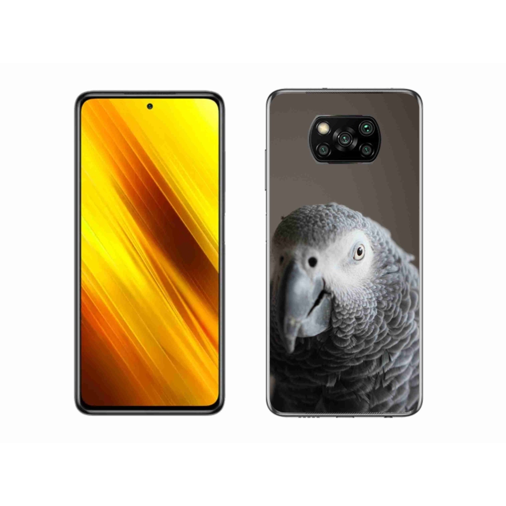 Gél borítás mmCase a Xiaomi Poco X3 Pro készülékhez - papagáj jacko 2