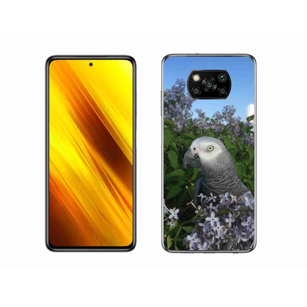 Gél borítás mmCase a Xiaomi Poco X3 Pro készülékhez - papagáj jacco
