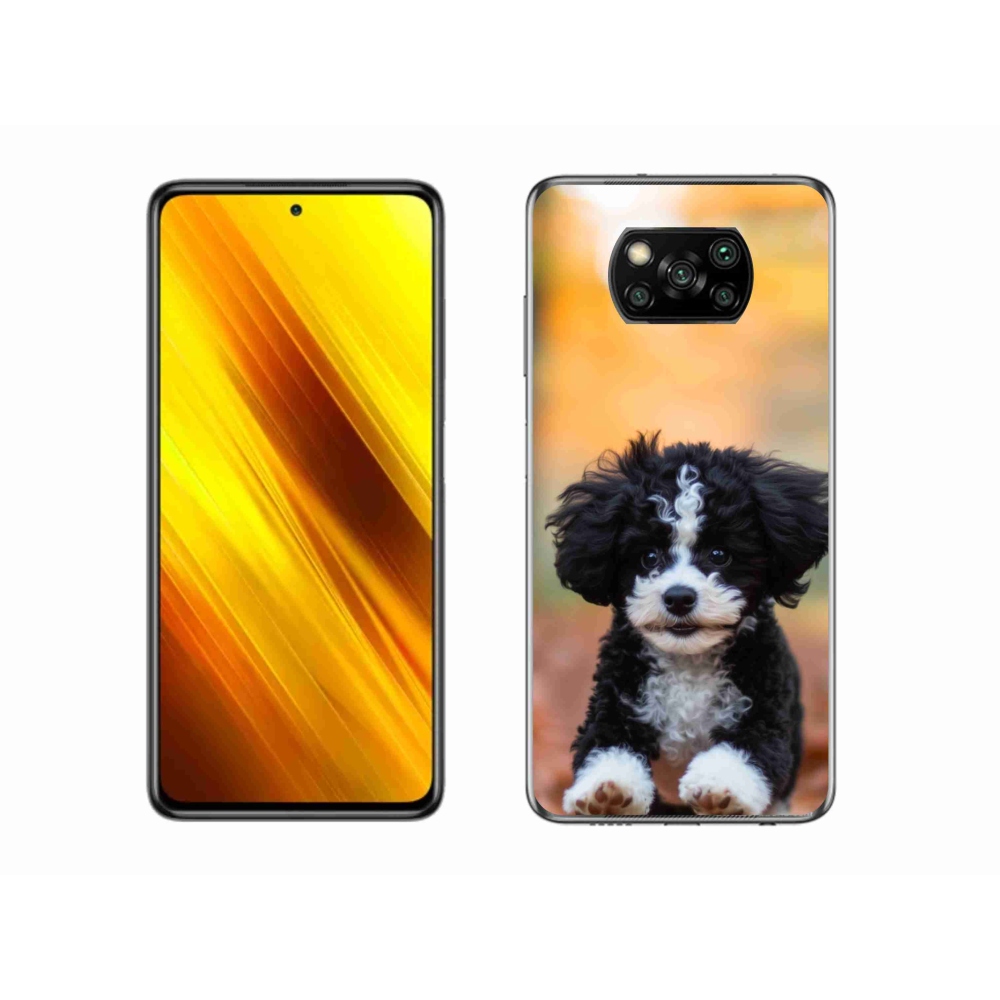 Gél borítás mmCase a Xiaomi Poco X3 Pro számára - aranyos kiskutya 2