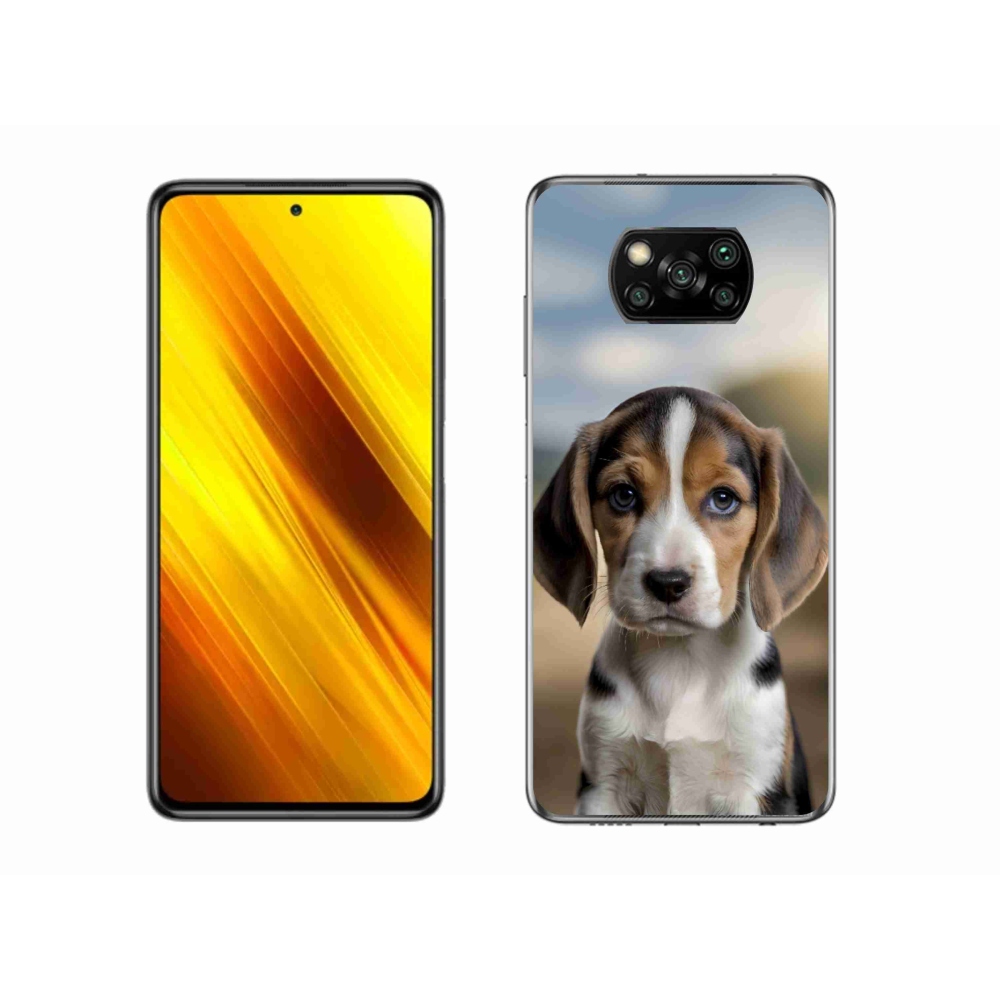 Gél borítás mmCase a Xiaomi Poco X3 Pro számára - aranyos beagle