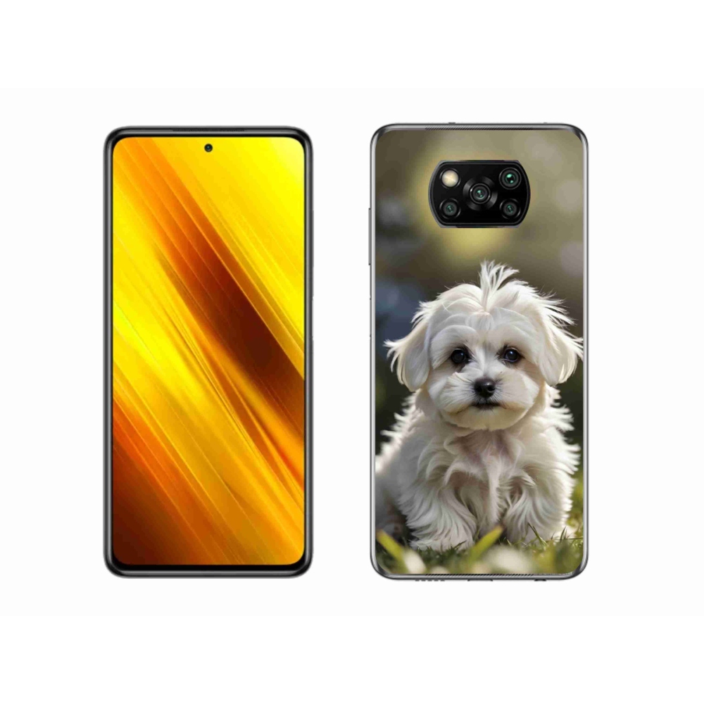 Gél borítás mmCase a Xiaomi Poco X3 Pro számára - aranyos máltai kutya