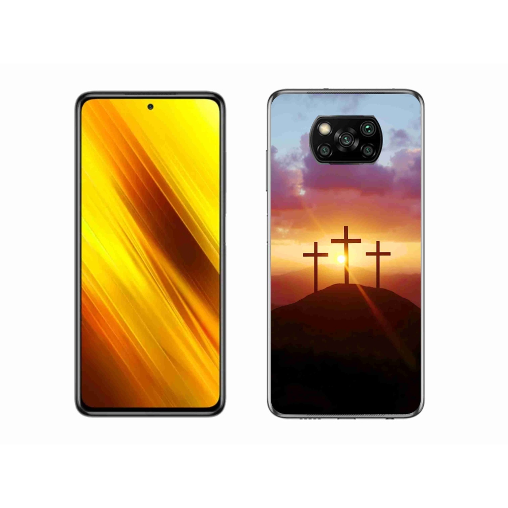 Gél borítás mmCase a Xiaomi Poco X3 Pro számára - három kereszt