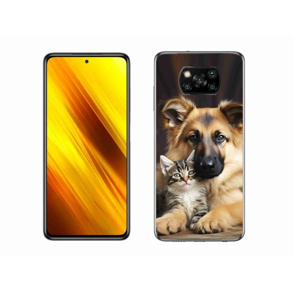 Gél borítás mmCase a Xiaomi Poco X3 Pro számára - állatbarátság