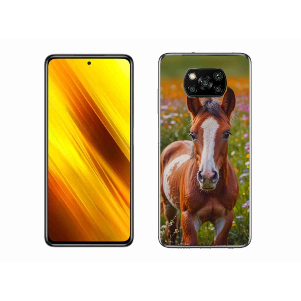 Gél borítás mmCase a Xiaomi Poco X3-hoz - aranyos csikó