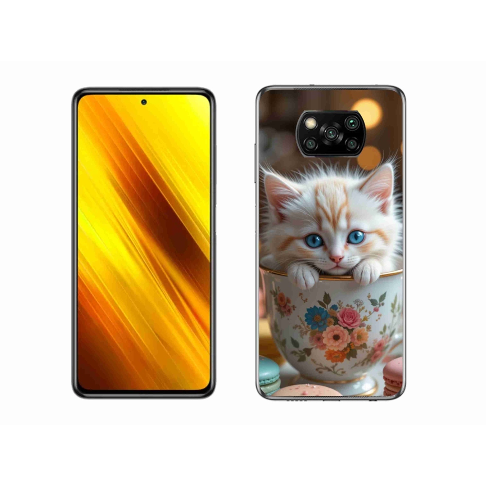 Gél borítás mmCase a Xiaomi Poco X3-hoz - aranyos cica 6