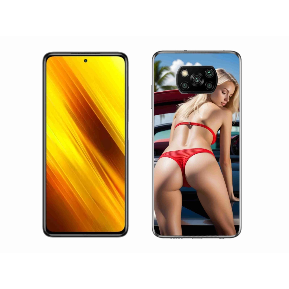 Gél borítás mmCase a Xiaomi Poco X3-hoz - szexi nő 2