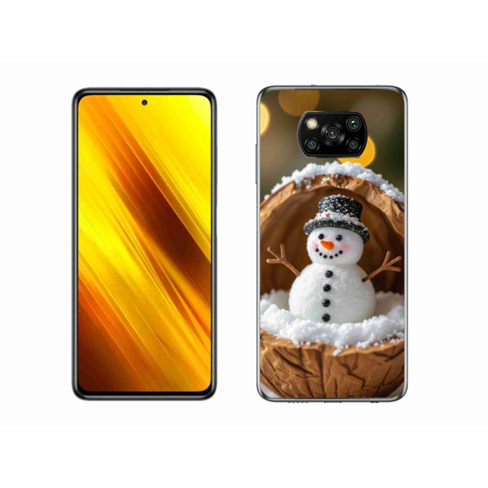 Gél borítás mmCase a Xiaomi Poco X3-hoz - hóember 4
