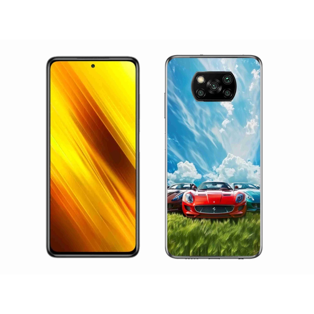 Gél borítás mmCase a Xiaomi Poco X3-hoz - sportkocsikhoz