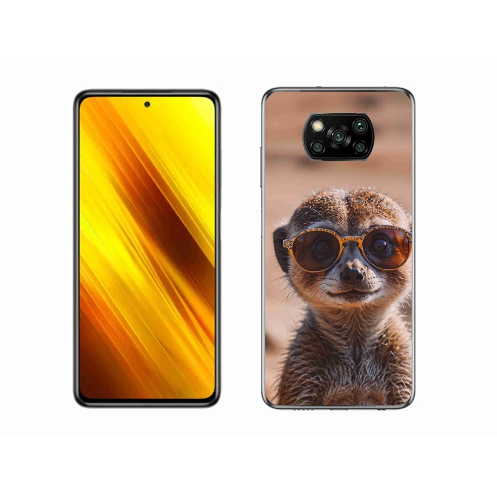 Gél borítás mmCase a Xiaomi Poco X3-hoz - stílusos surikata