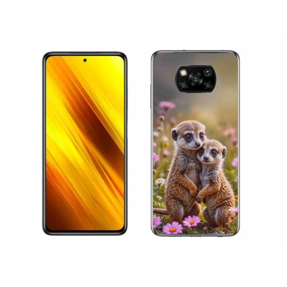 Gél borítás mmCase a Xiaomi Poco X3-hoz - szurikátás duó