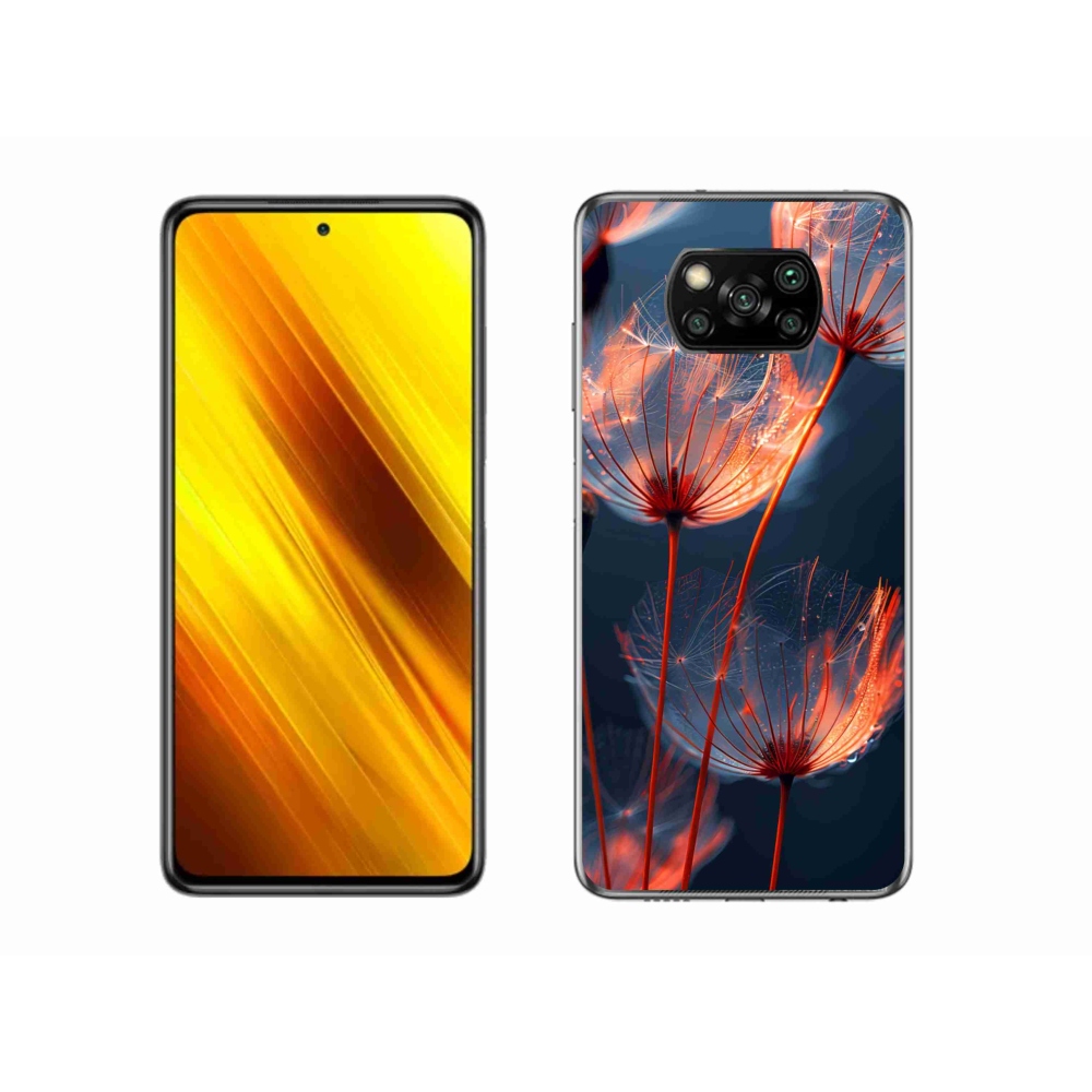 Gél borítás mmCase a Xiaomi Poco X3-hoz - világító pehely
