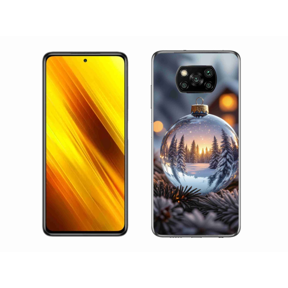 Gél borítás mmCase a Xiaomi Poco X3-hoz - karácsonyi dekoráció