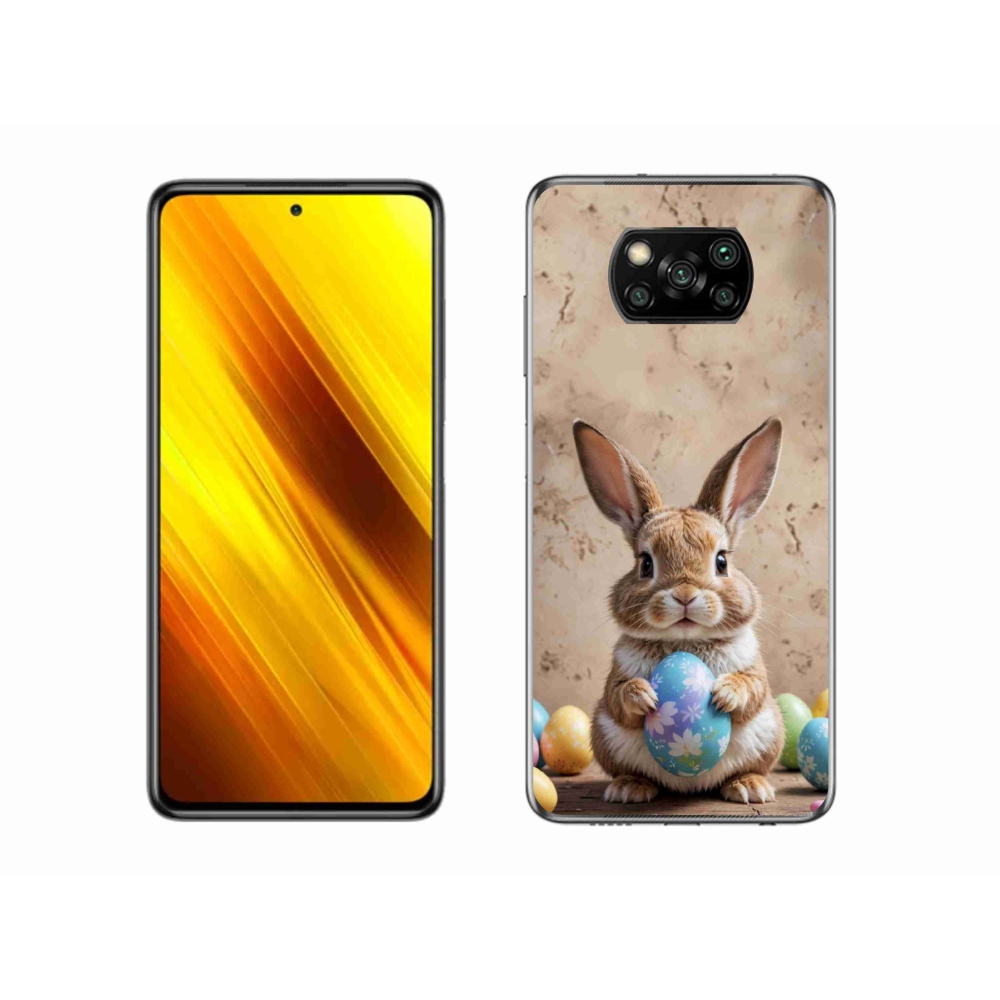 Gél borítás mmCase a Xiaomi Poco X3-hoz - Húsvéti nyuszi