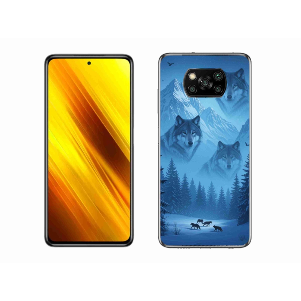 Gél borítás mmCase a Xiaomi Poco X3-hoz - farkas csomag