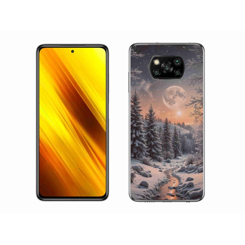 Gél borítás mmCase a Xiaomi Poco X3-hoz - téli táj 2
