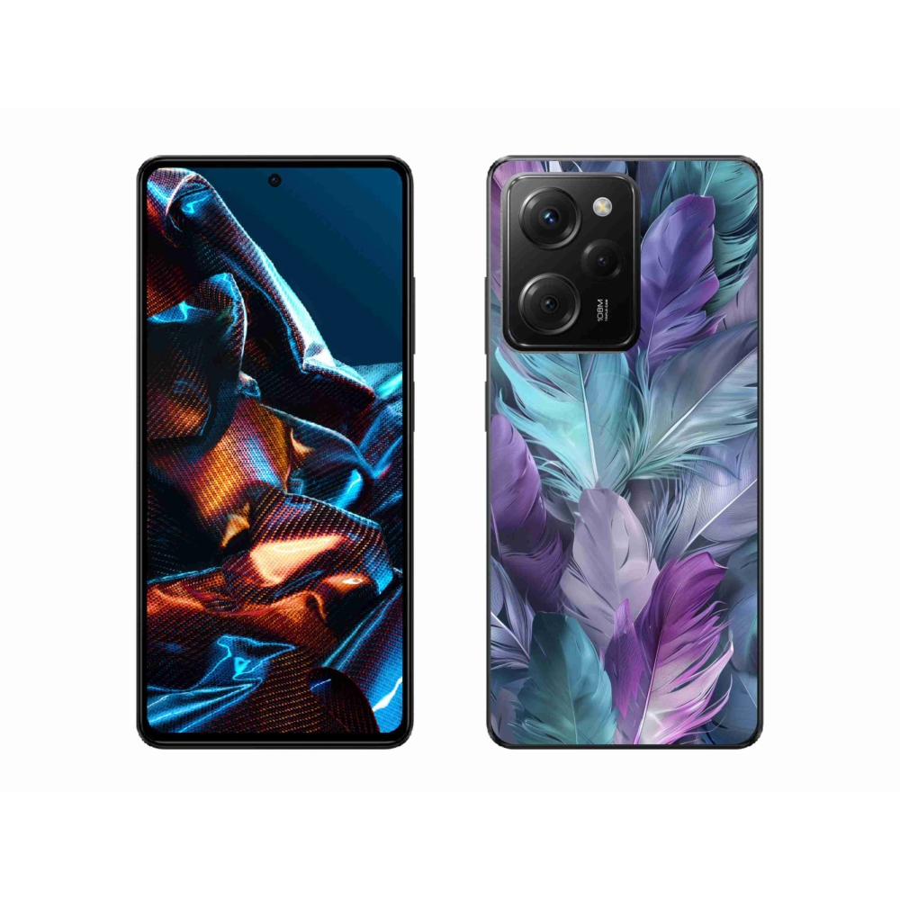 Gél borítás mmCase a Xiaomi Poco X5 Pro 5G számára - színes toll 2