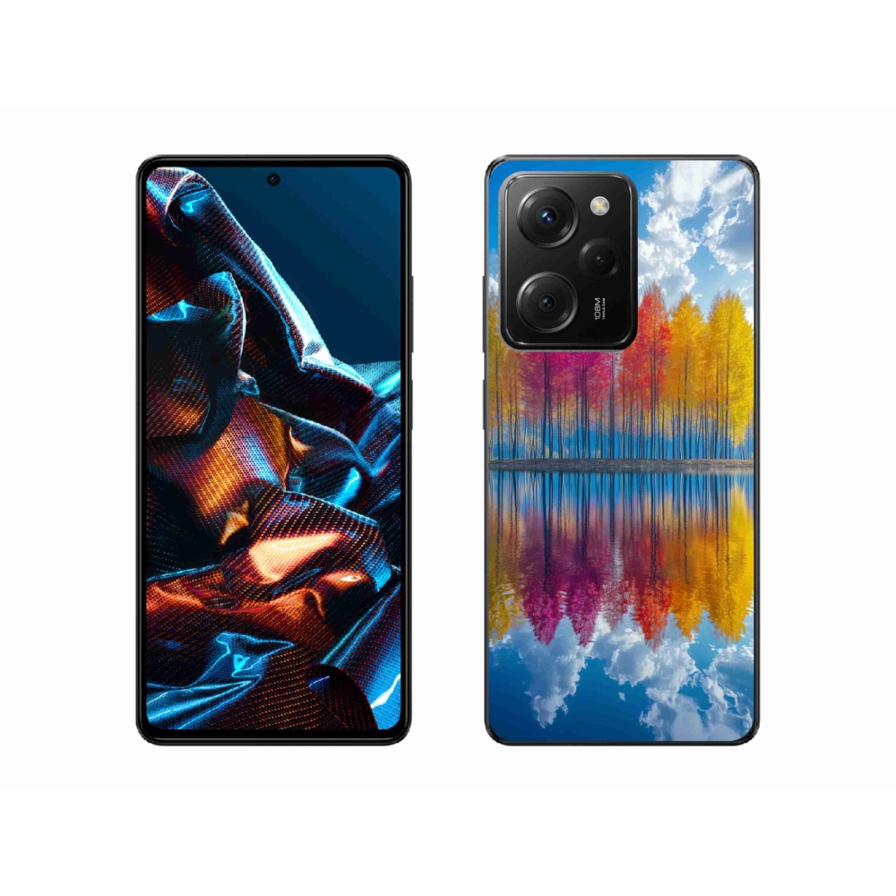 Gél borítás mmCase a Xiaomi Poco X5 Pro 5G számára - színes fák