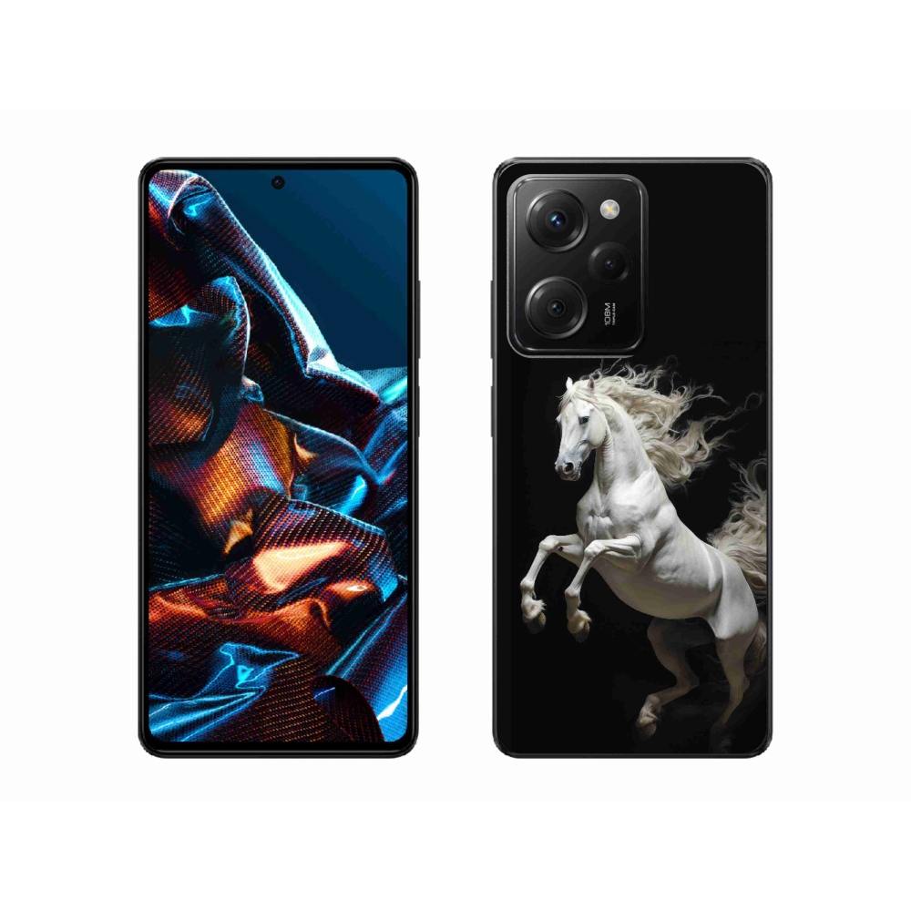 Gél borítás mmCase a Xiaomi Poco X5 Pro 5G-hez - fehér ló 4