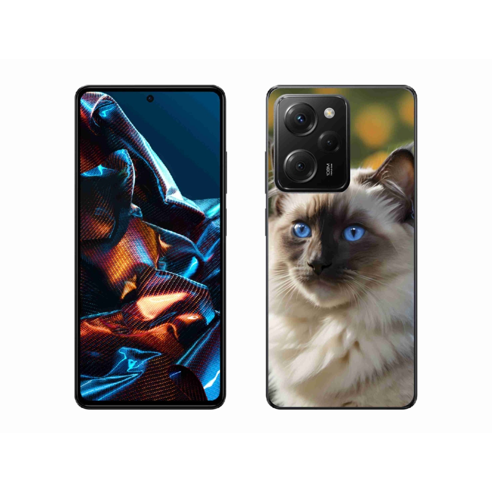 Gél borítás mmCase a Xiaomi Poco X5 Pro 5G számára - fehér rongybaba