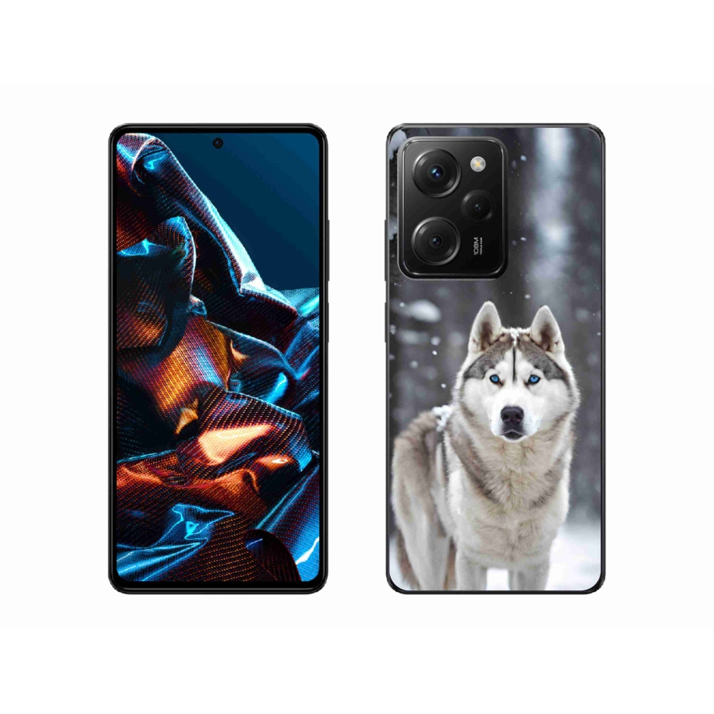 Gél borítás mmCase a Xiaomi Poco X5 Pro 5G-hez - husky 2