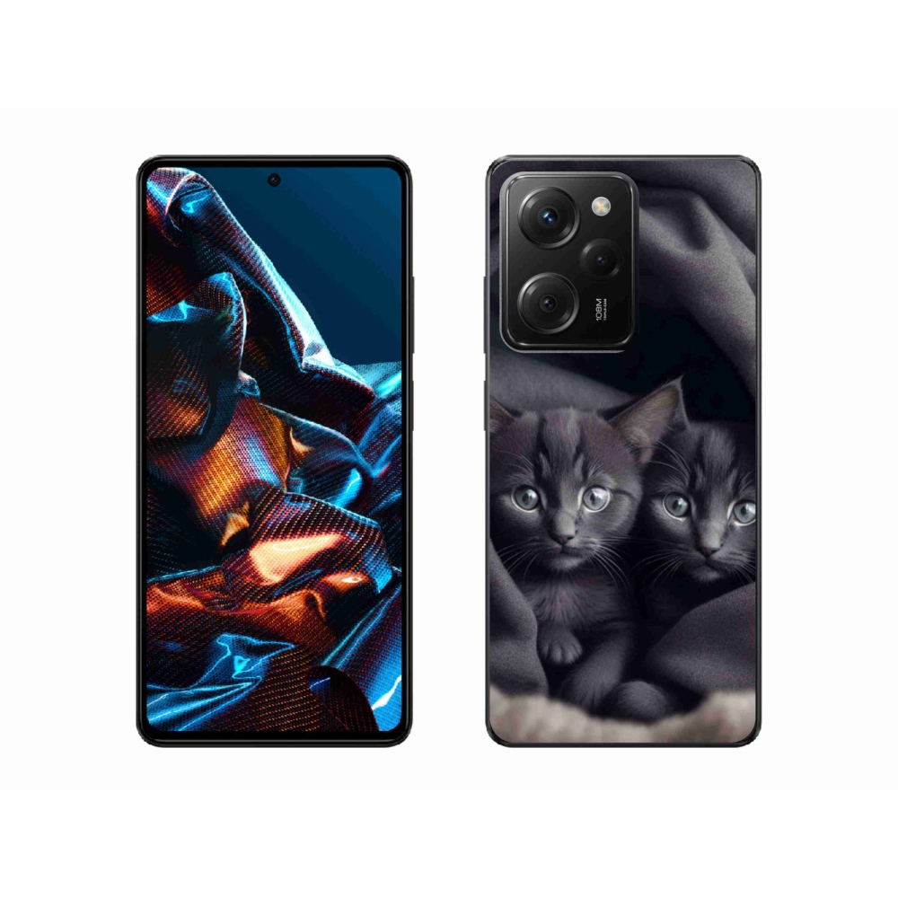 Gél borítás mmCase a Xiaomi Poco X5 Pro 5G-hez - cat duo
