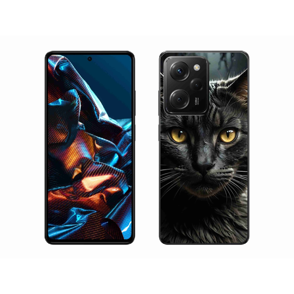 Gél borítás mmCase a Xiaomi Poco X5 Pro 5G-hez - macskaszem 3