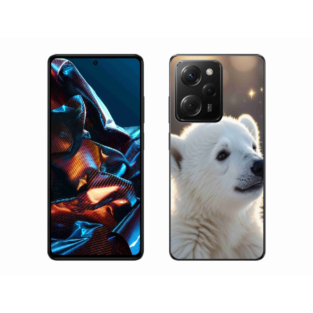 Gél borítás mmCase a Xiaomi Poco X5 Pro 5G számára - jegesmedve