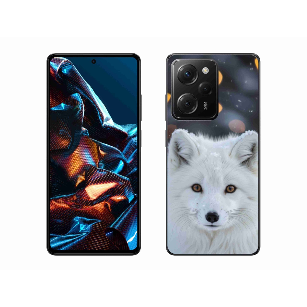 Gél borítás mmCase a Xiaomi Poco X5 Pro 5G számára - polár róka