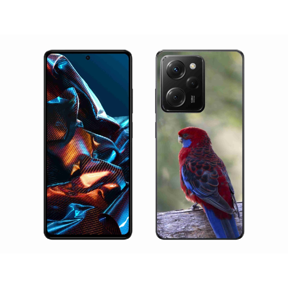 Gél borítás mmCase a Xiaomi Poco X5 Pro 5G számára - papagáj rosela