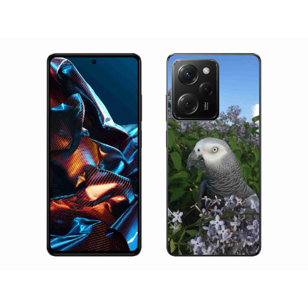 Gél borítás mmCase a Xiaomi Poco X5 Pro 5G számára - papagáj jacco