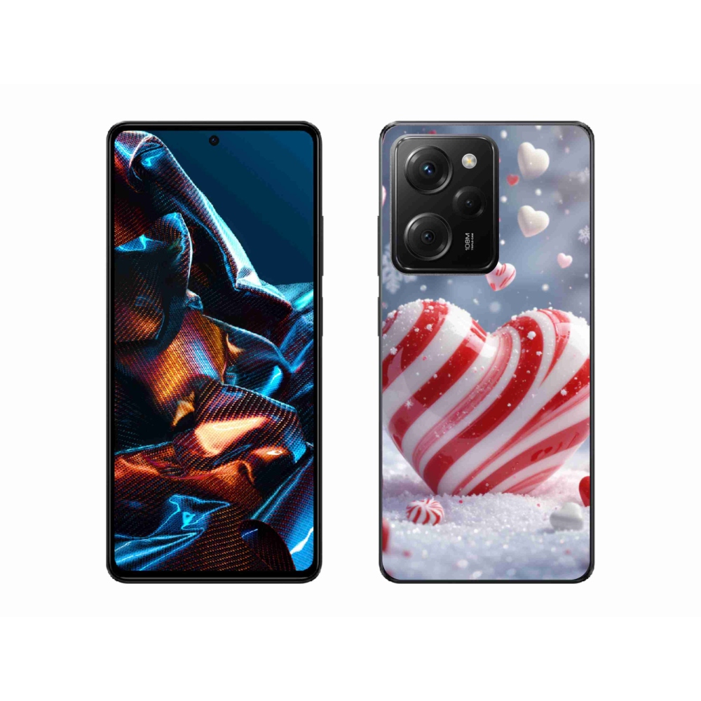 Gél borítás mmCase a Xiaomi Poco X5 Pro 5G-hez - édes szívecske