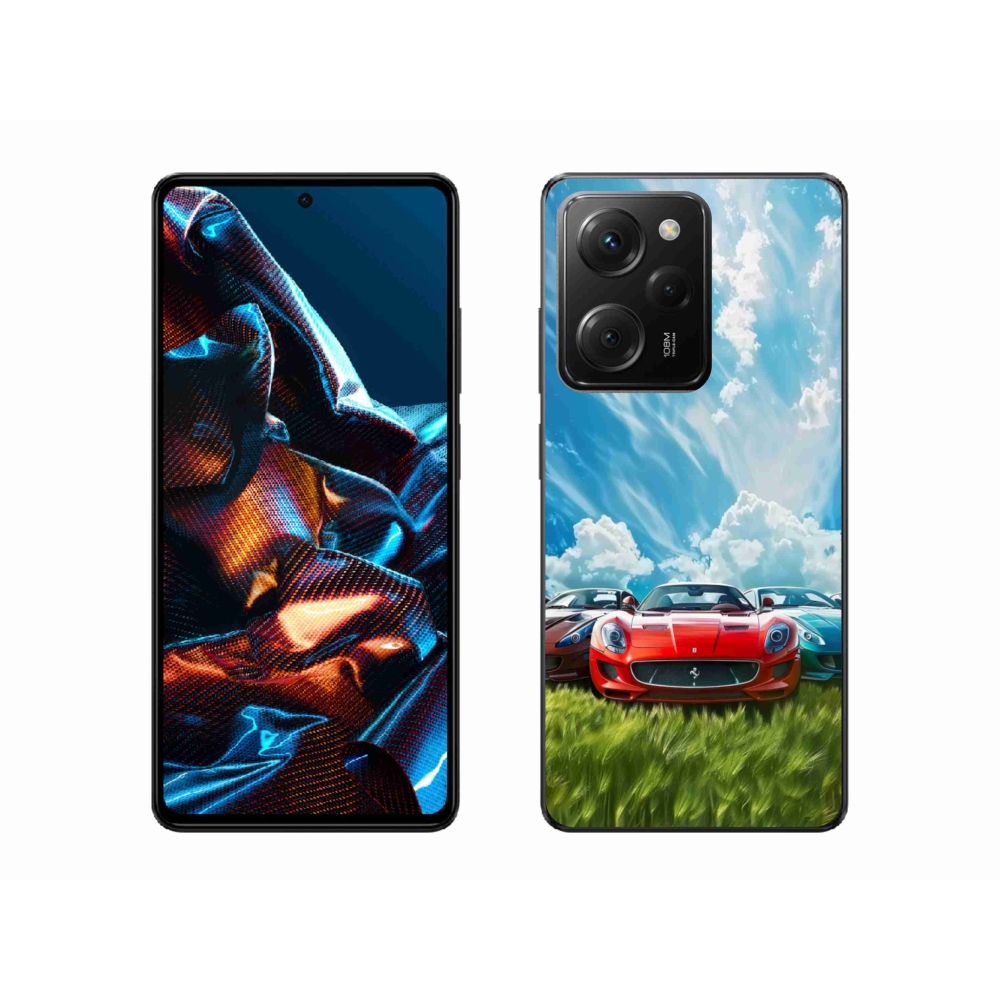 Gél borítás mmCase a Xiaomi Poco X5 Pro 5G számára - sportkocsik