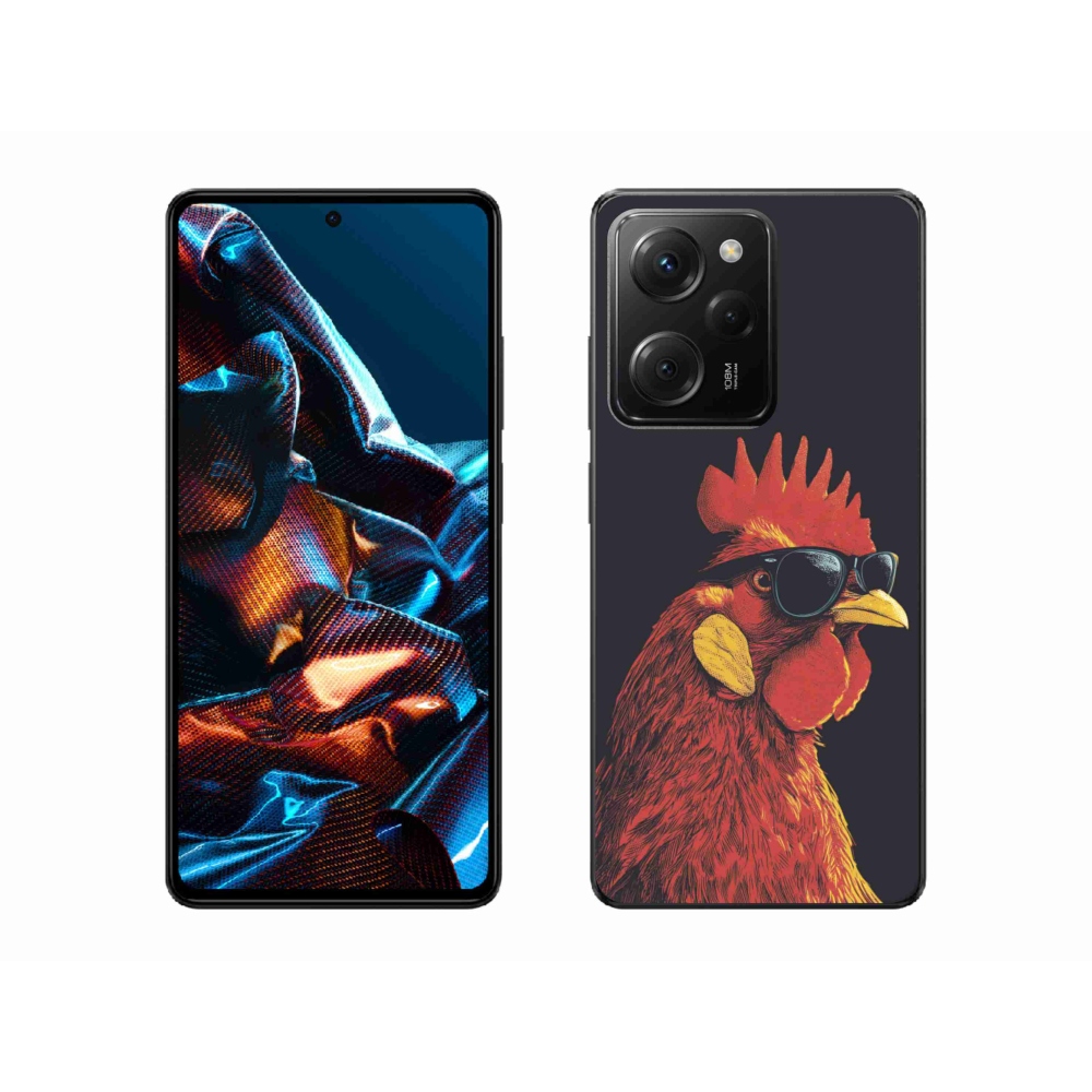Gél borítás mmCase a Xiaomi Poco X5 Pro 5G számára - stílusos kakas