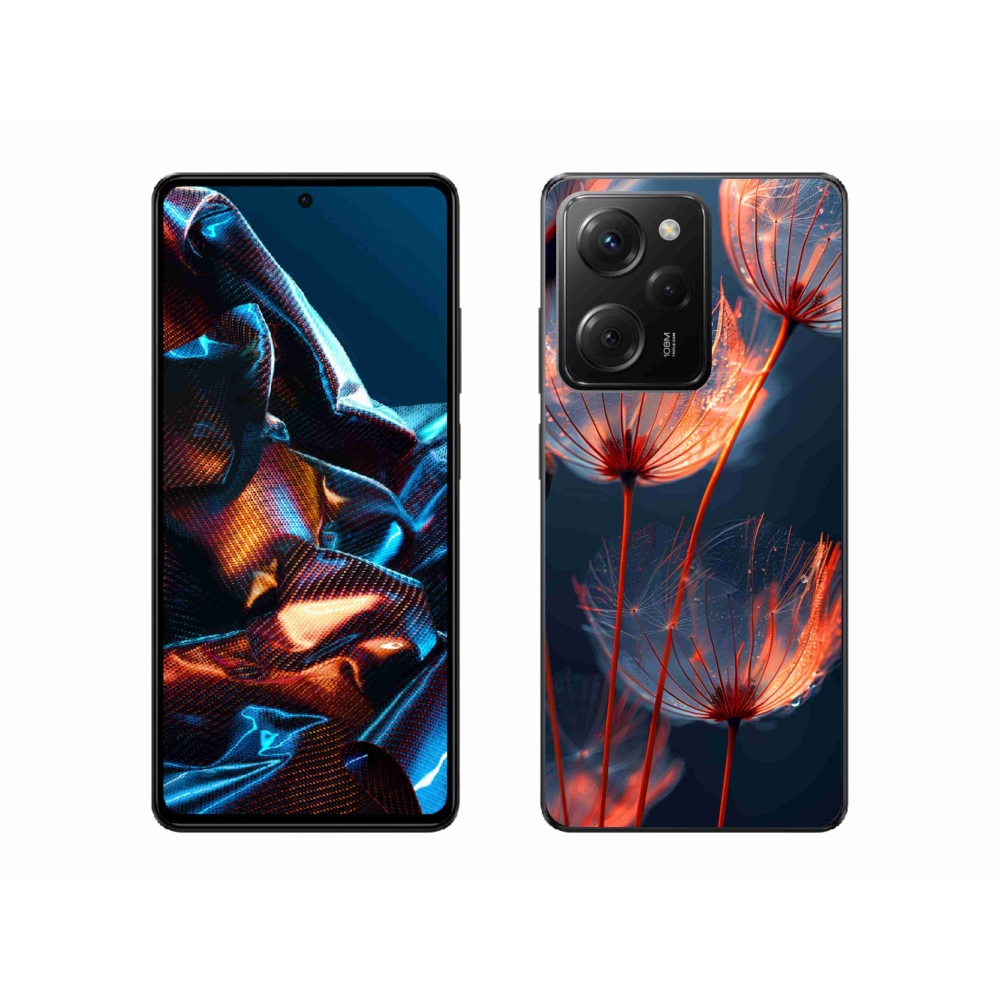 Gél borítás mmCase a Xiaomi Poco X5 Pro 5G számára - világító pehely