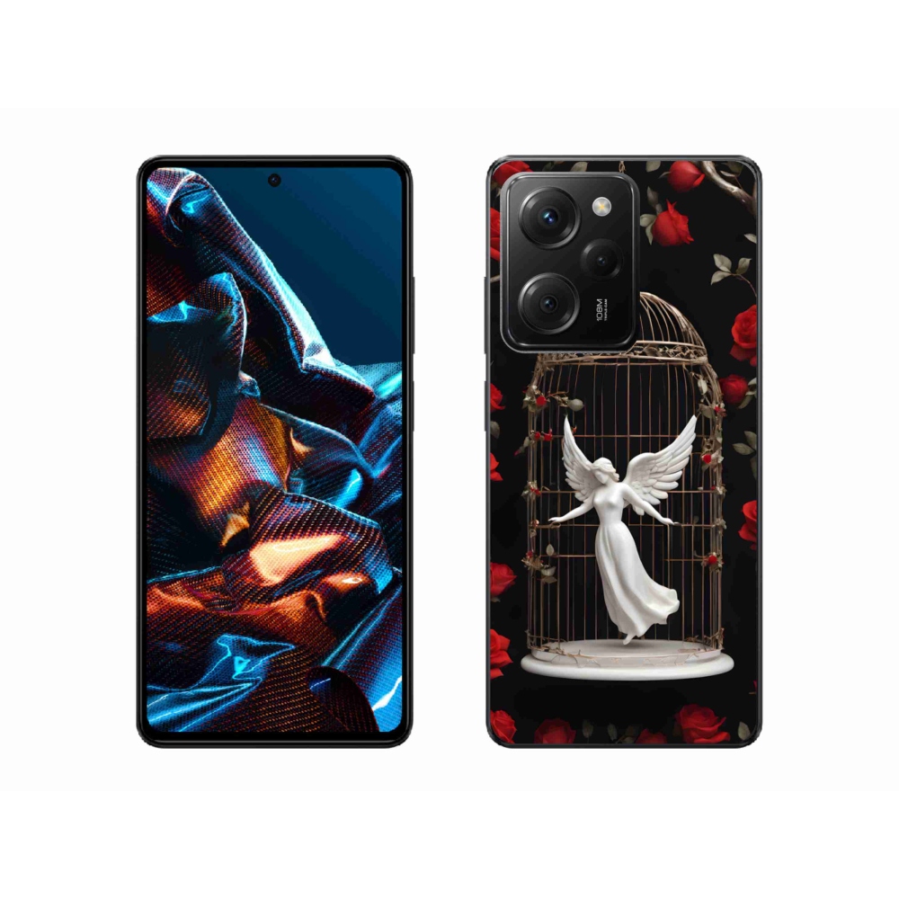 Gél borítás mmCase a Xiaomi Poco X5 Pro 5G számára - csapdába esett angyal