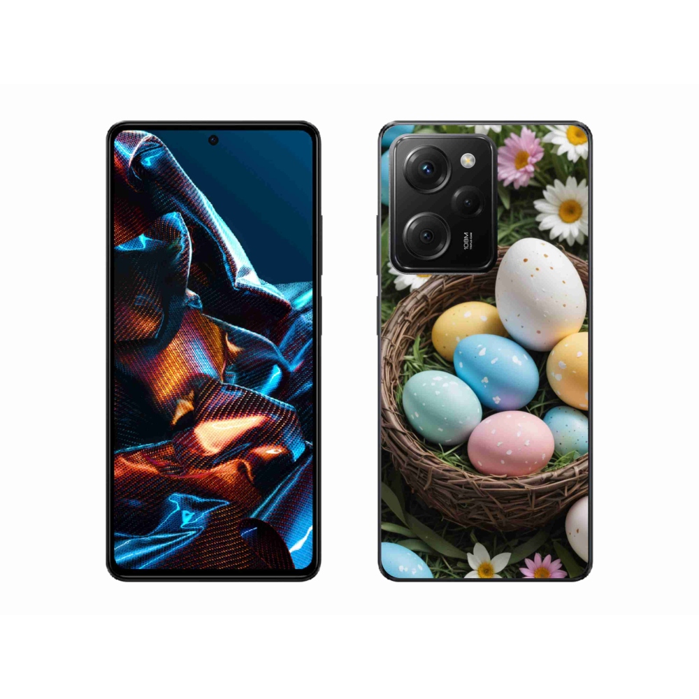 Gél borítás mmCase a Xiaomi Poco X5 Pro 5G számára - Húsvéti tojások 2