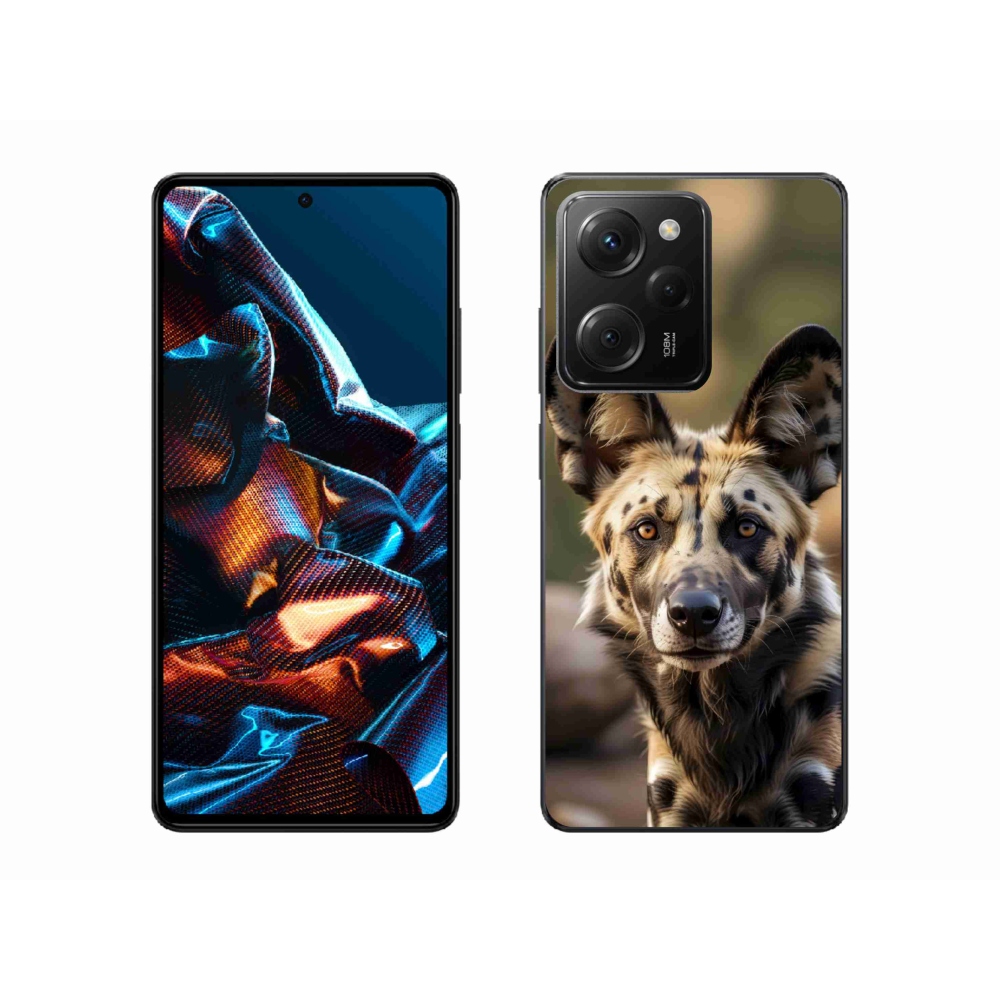 Gél borítás mmCase a Xiaomi Poco X5 Pro készülékhez - afrikai vadkutya