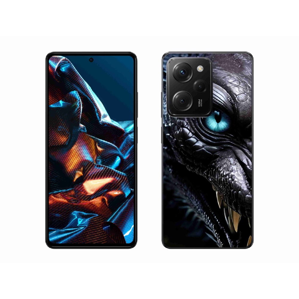 Gél borítás mmCase a Xiaomi Poco X5 Pro számára - sárkány nézet