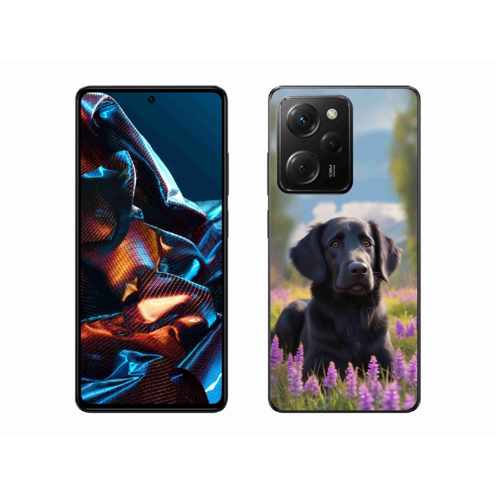 Gél borítás mmCase a Xiaomi Poco X5 Pro készülékhez - elegáns fekete retriever