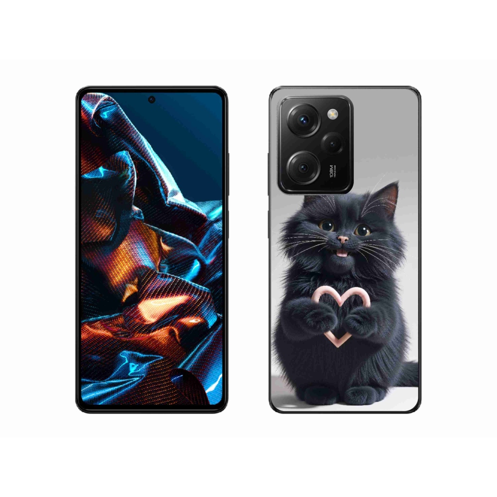 Gél borítás mmCase a Xiaomi Poco X5 Pro számára - macskaszerelem 3