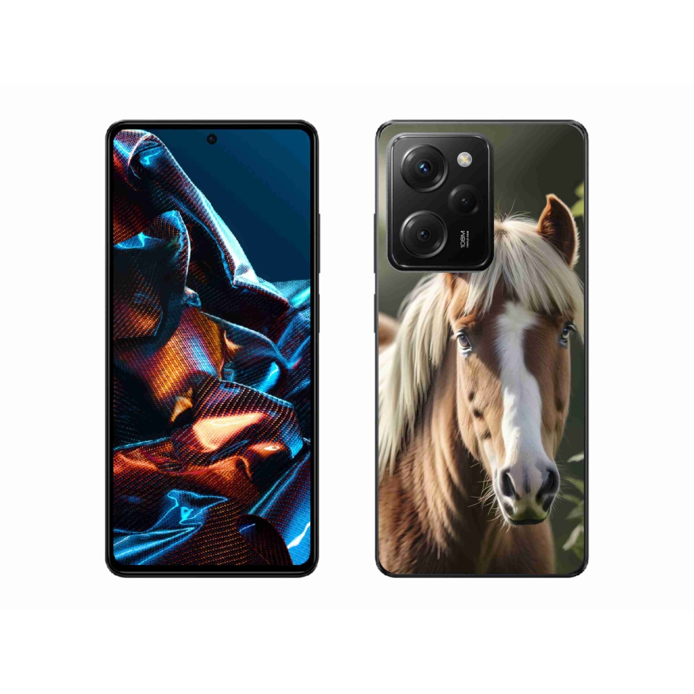 Gél borítás mmCase a Xiaomi Poco X5 Pro számára - ló könnyű sörénnyel