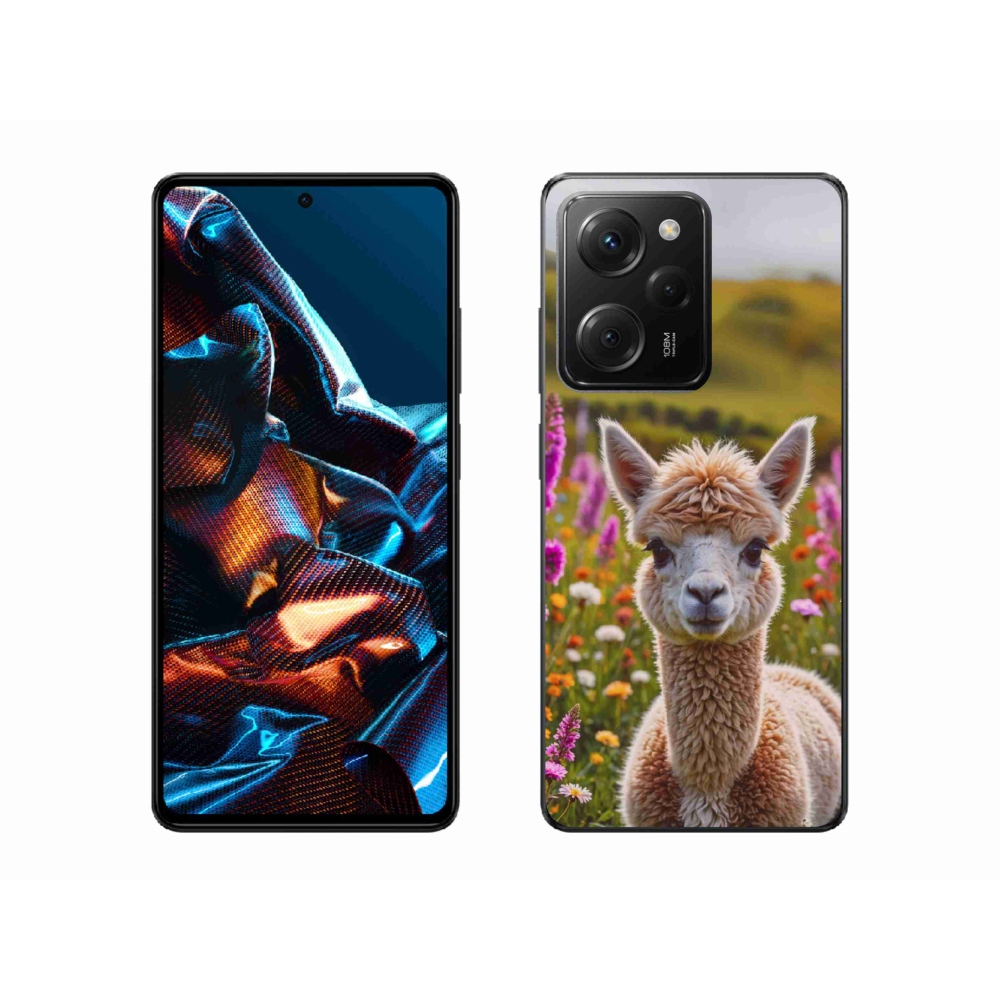 Gél borítás mmCase a Xiaomi Poco X5 Pro számára - láma a réten