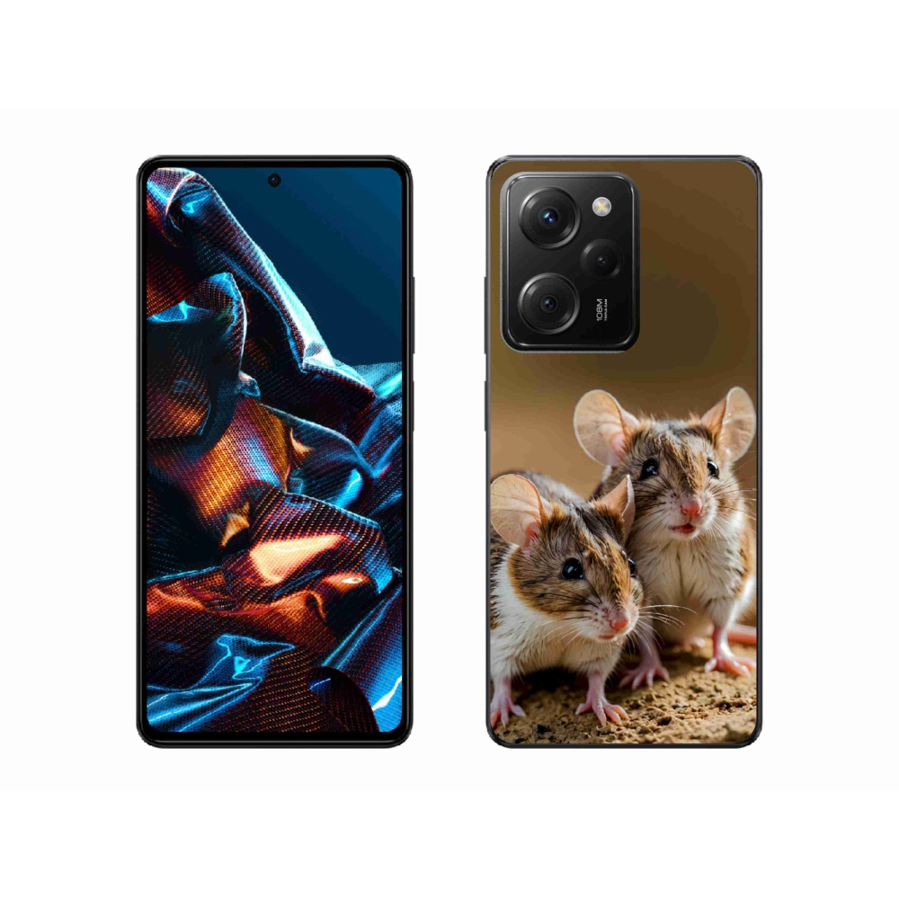 Gél borítás mmCase a Xiaomi Poco X5 Pro számára - egér duó