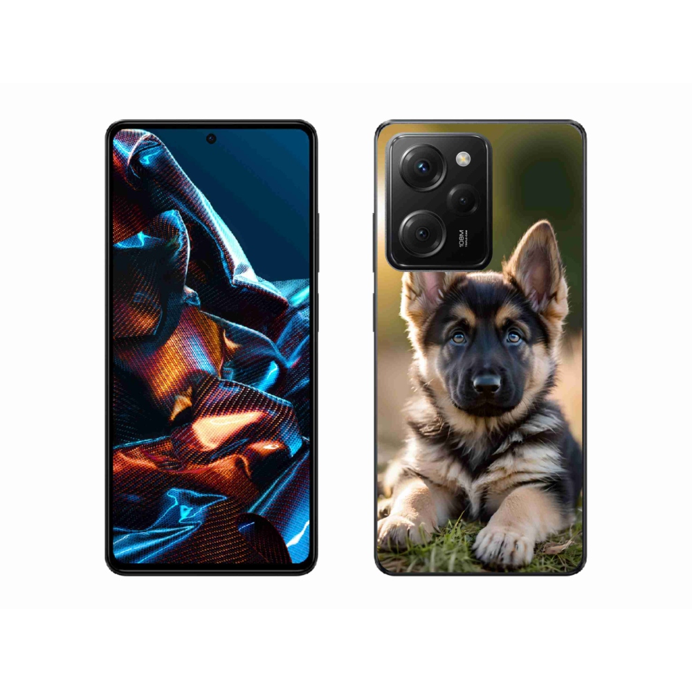 Gél borítás mmCase a Xiaomi Poco X5 Pro számára - Német juhászkutya a természetben