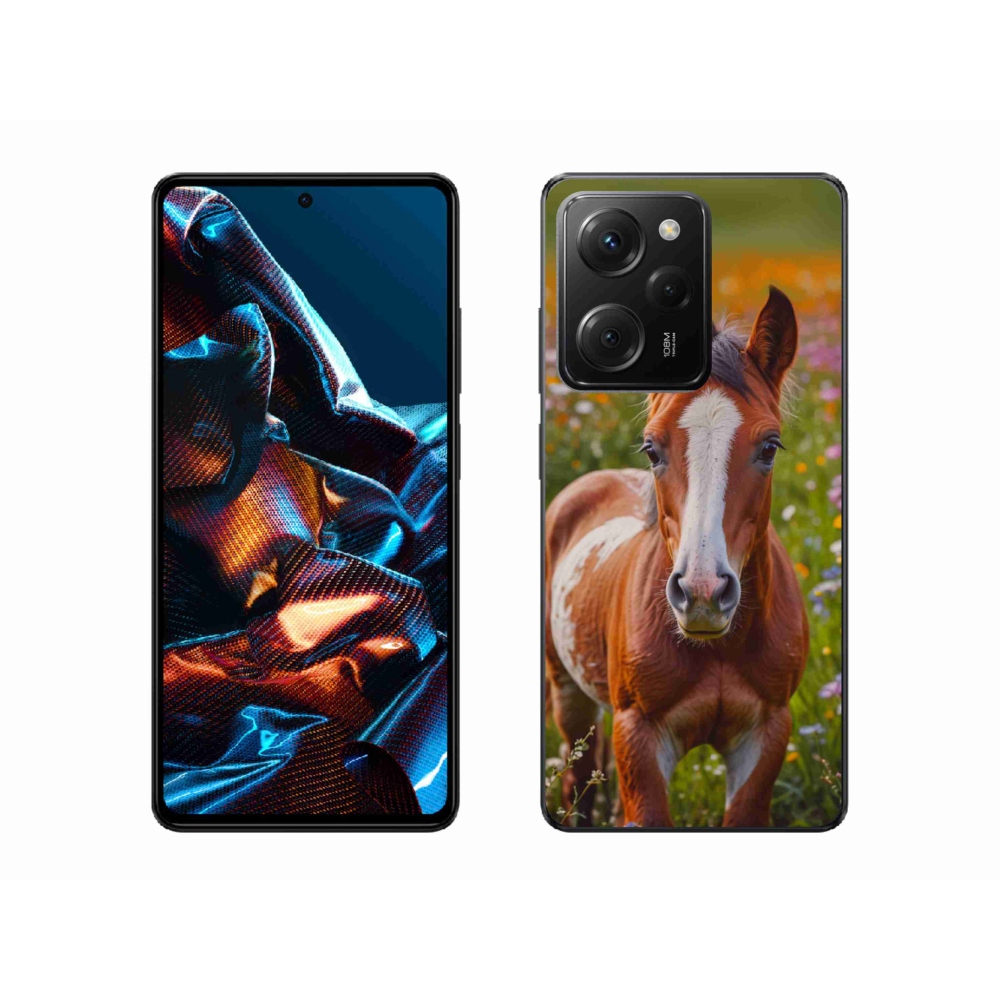 Gél borítás mmCase a Xiaomi Poco X5 Pro számára - aranyos csikó