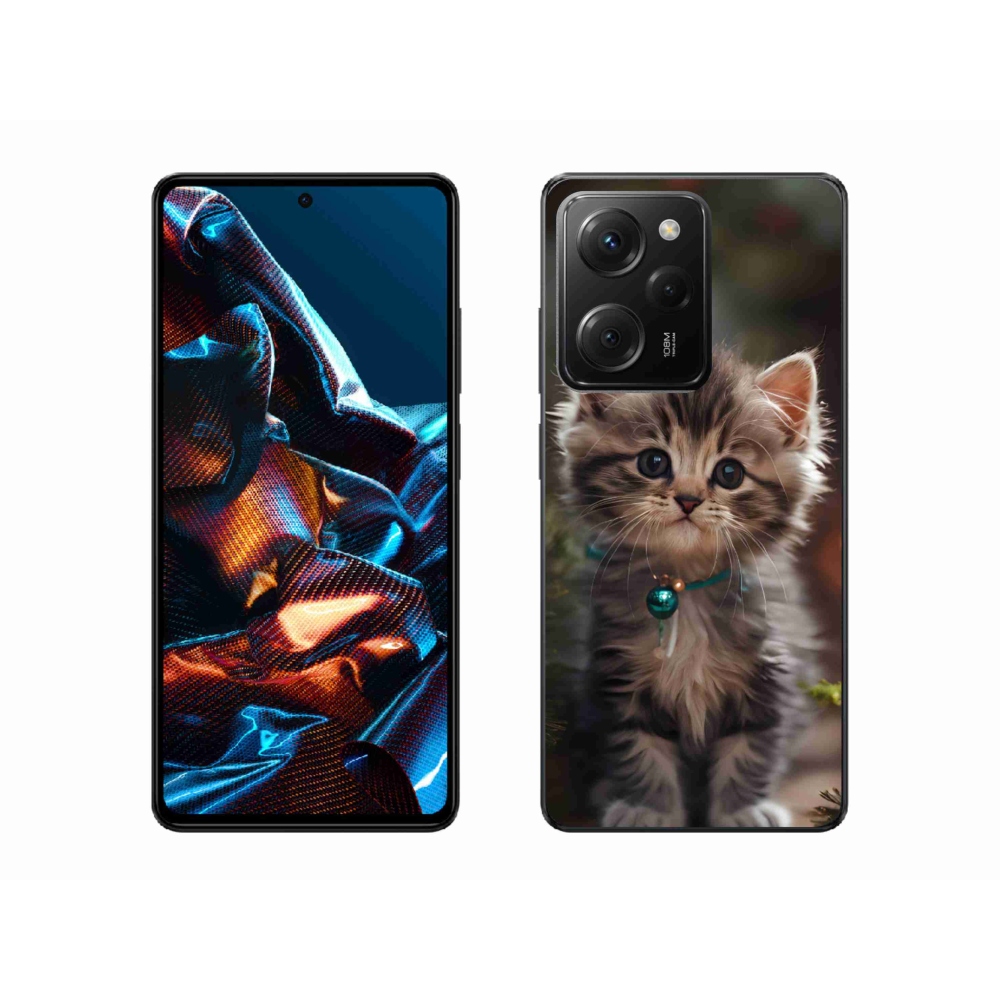 Gél borítás mmCase a Xiaomi Poco X5 Pro számára - aranyos cica 11