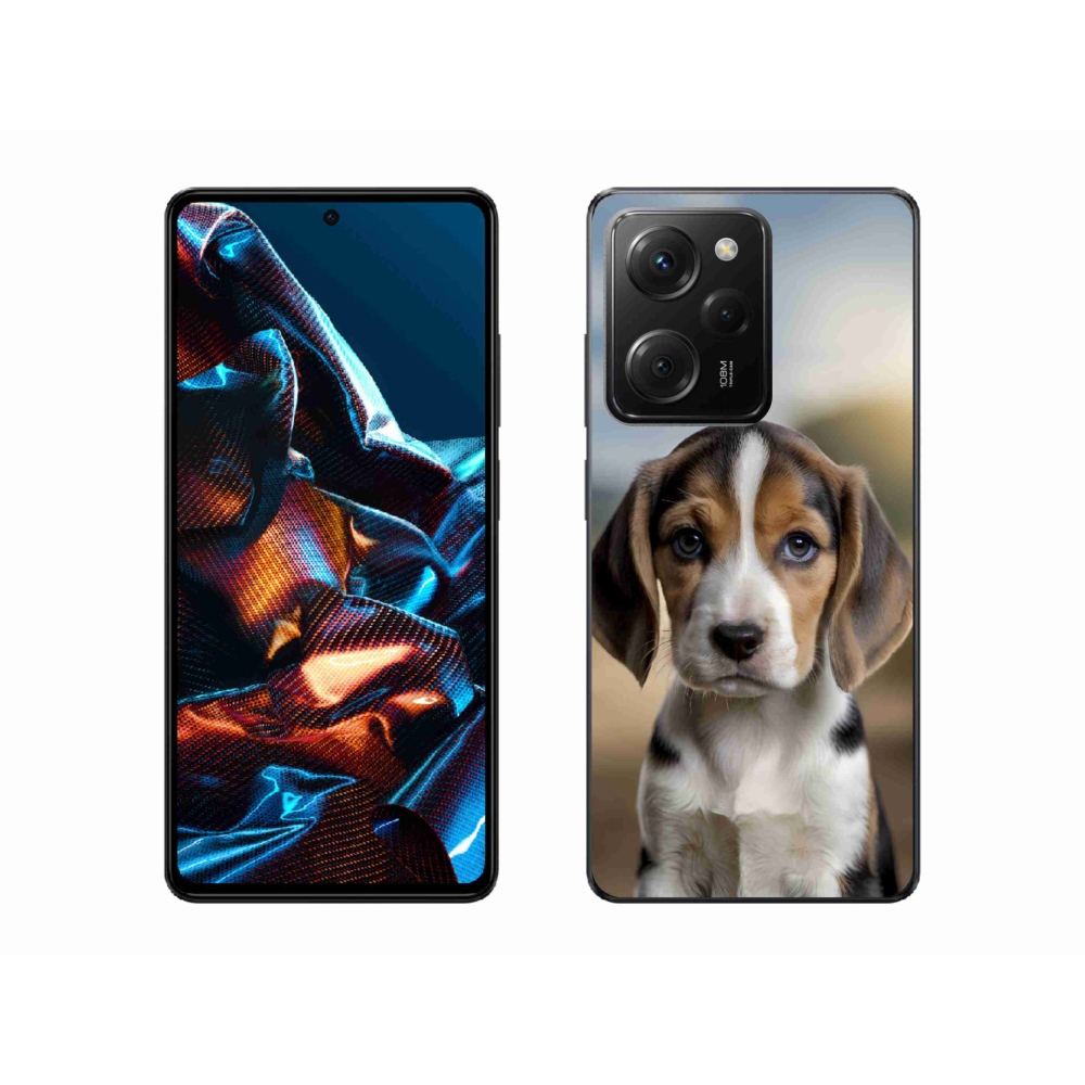 Gél borítás mmCase a Xiaomi Poco X5 Pro számára - aranyos beagle
