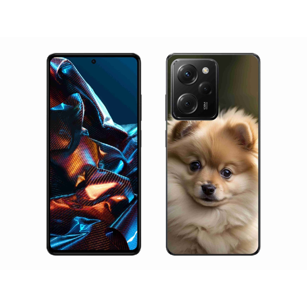 Gél borítás mmCase a Xiaomi Poco X5 Pro számára - aranyos pomerániai 2
