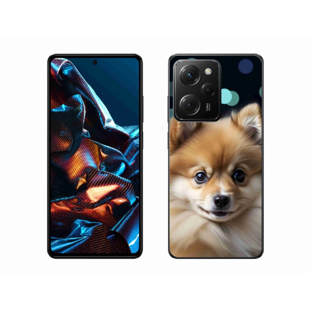 Gél borítás mmCase a Xiaomi Poco X5 Pro számára - aranyos pomerániai állat
